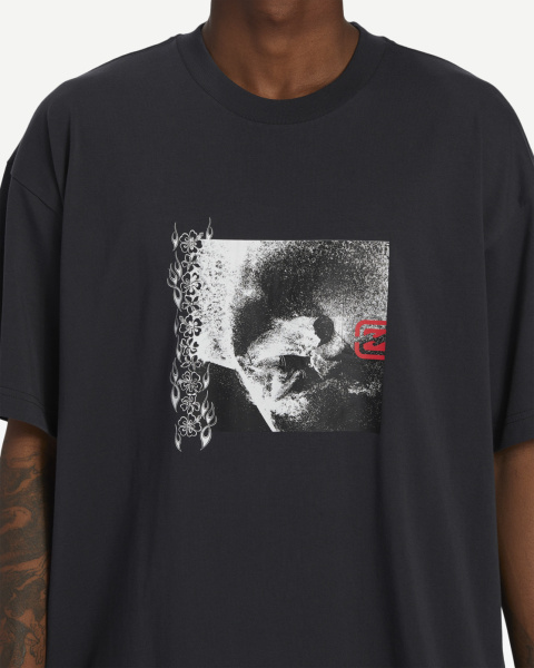 Футболка CENTERFOLD (L (50); washed black; Мужской)
